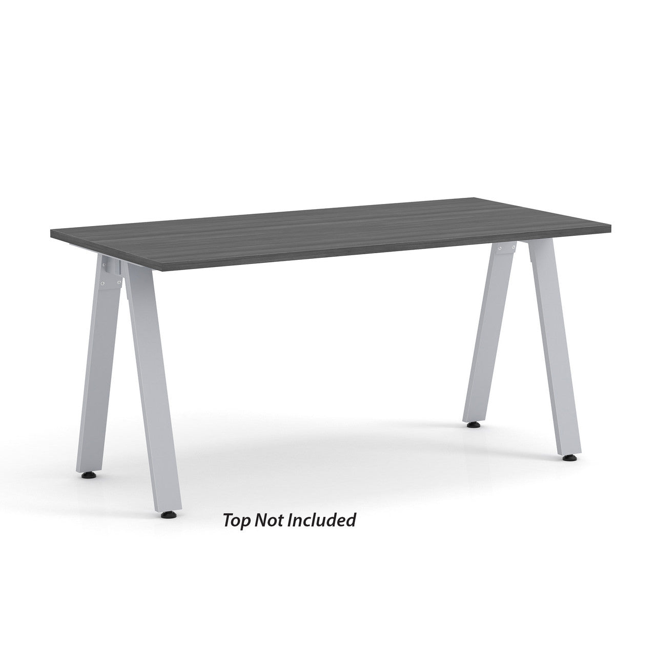 OfficeSource Variant Collection Metal Oblique Leg - Silver