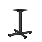 OfficeSource Conference Multi-Purpose Tables Standard Cross Base 24" | Fits up to 36" Tops - Black