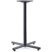 OfficeSource Conference Multi-Purpose Tables Cafe Height Cross Base - Black