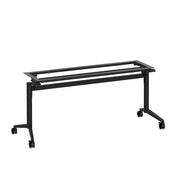 OfficeSource Training Tables T - Flip Top Table Leg - Black