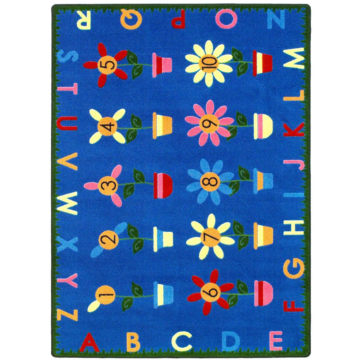 Petal Pushers 10'9" x 13'2" area rug in color Multi