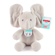 GUND Baby Peek-a-Boo Flappy Elephant Plush, Elephant Stuffed Animal, Baby Toy for Ages 0 and Up, Gray, 7" Batteries Not Required
