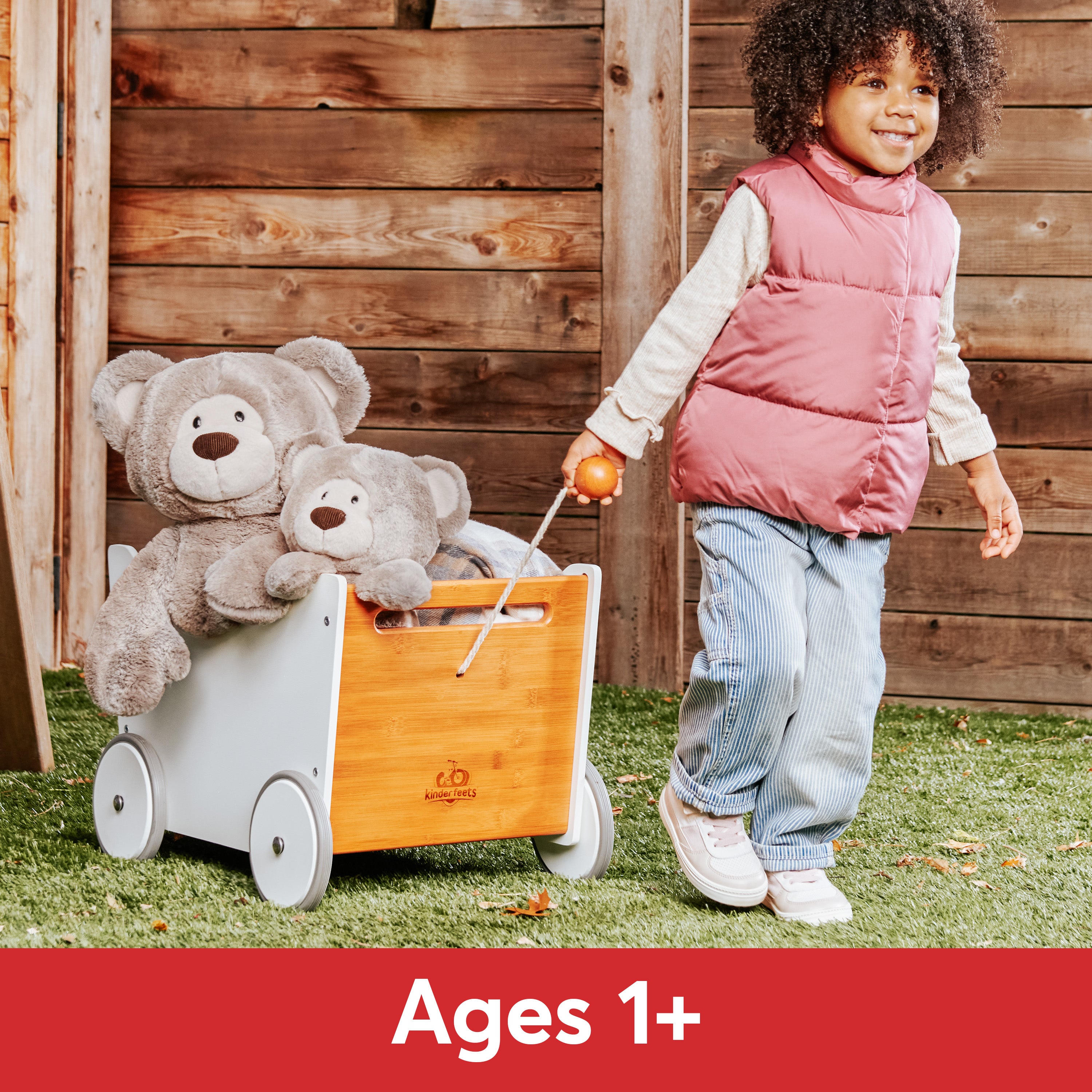 GUND Mukki Teddy Bear, Premium Stuffed Animal for Ages 1 and Up, Brown/Cream, 10"
