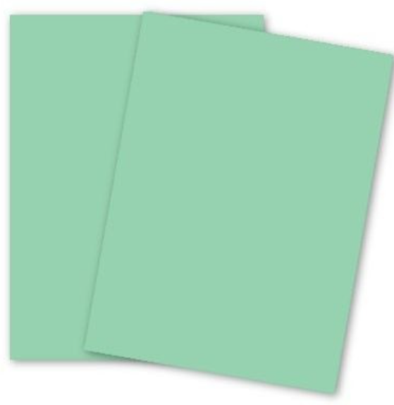 Green Vellum Bristol Cardstock, 11" x 17", 67 lb, 250 Sheets/Ream