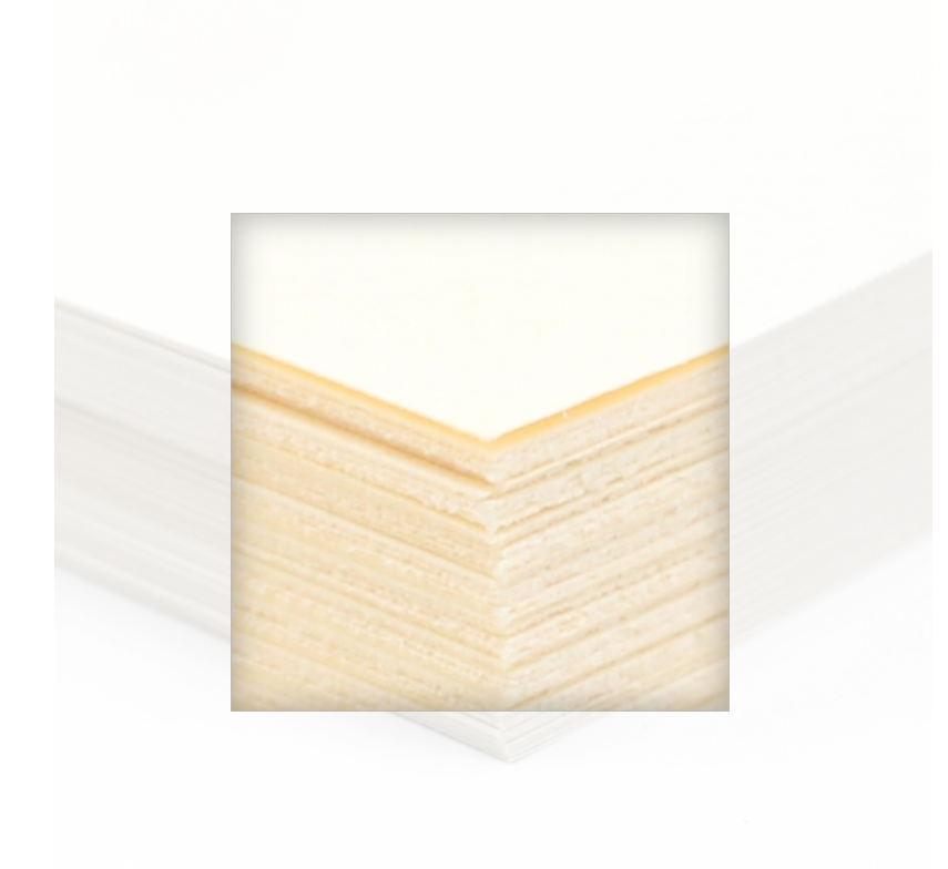 Vellum Bristol 8.5" x 11" Color Copy Paper, 90 lbs., IVORY - SMOOTH, 250 Sheets/Ream