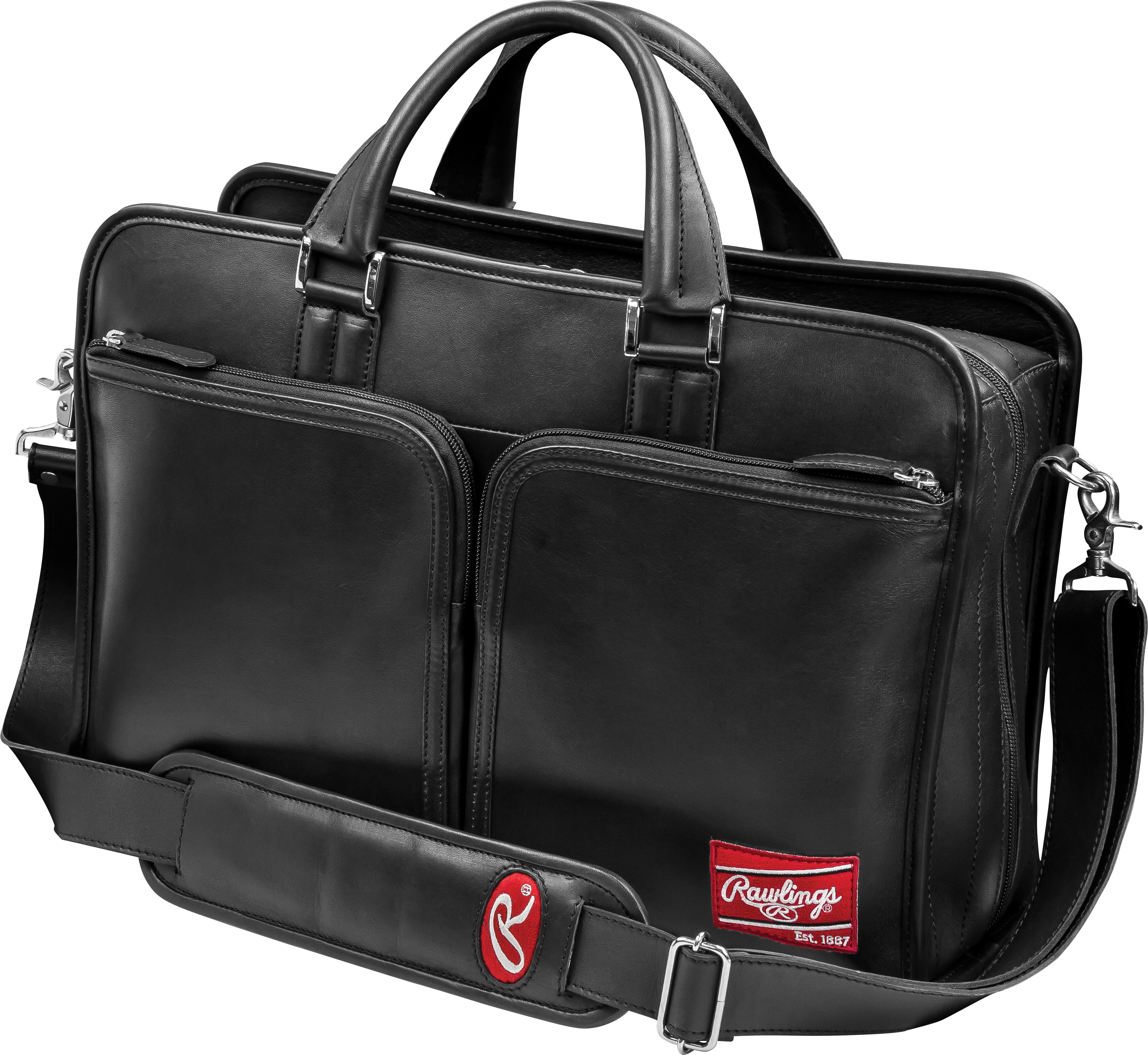 Heart Of The Hide Briefcase - 16 3/4" X 12" X 5 1/2" - Black