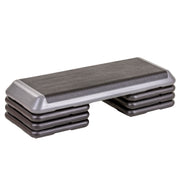 Original Health Club Step Gray/Black (6 Risers)