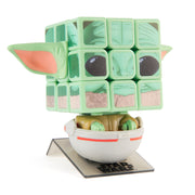 Rubik’s Cube, Star Wars Grogu Cuber with Display, Mandalorian’s The Child, Problem-Solving Brain Teaser, Classic Color-Matching Puzzle, Fidget Toy for Kids, Collectible Star Wars Toy, for Ages 8 & Up