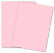 Pink Vellum Bristol Cardstock, 8.5" x 11", 67 lb, 250 Sheets/Ream