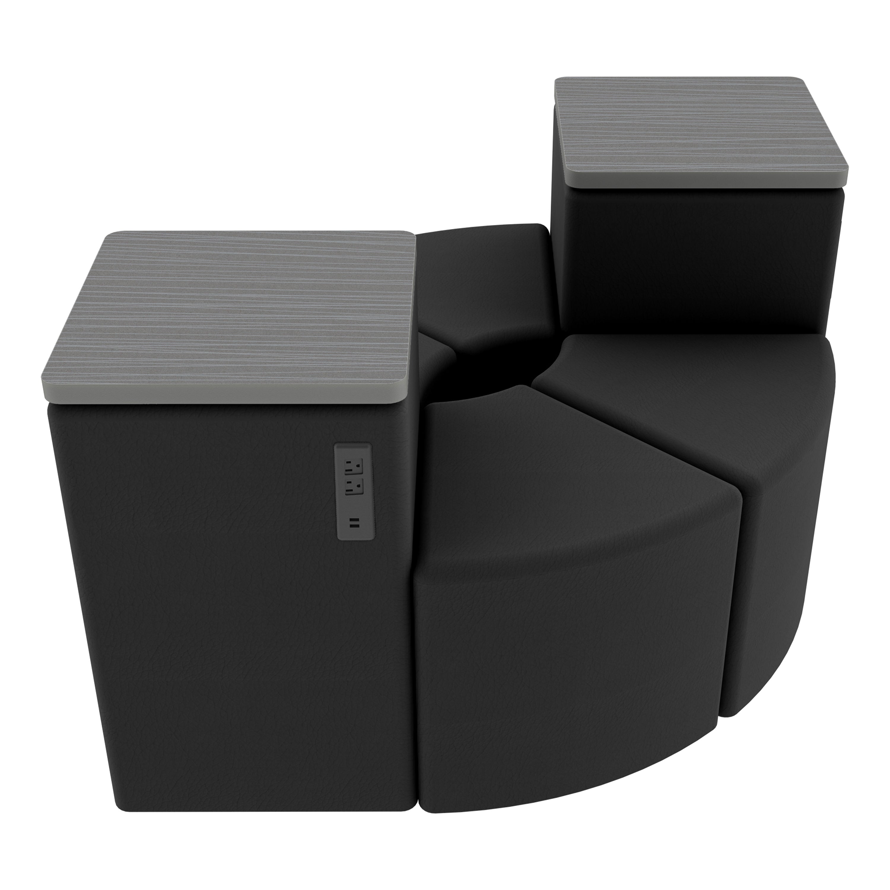 Pro Series Recharge Link Hub, 6-Piece Set - Black/Cosmic Strandz