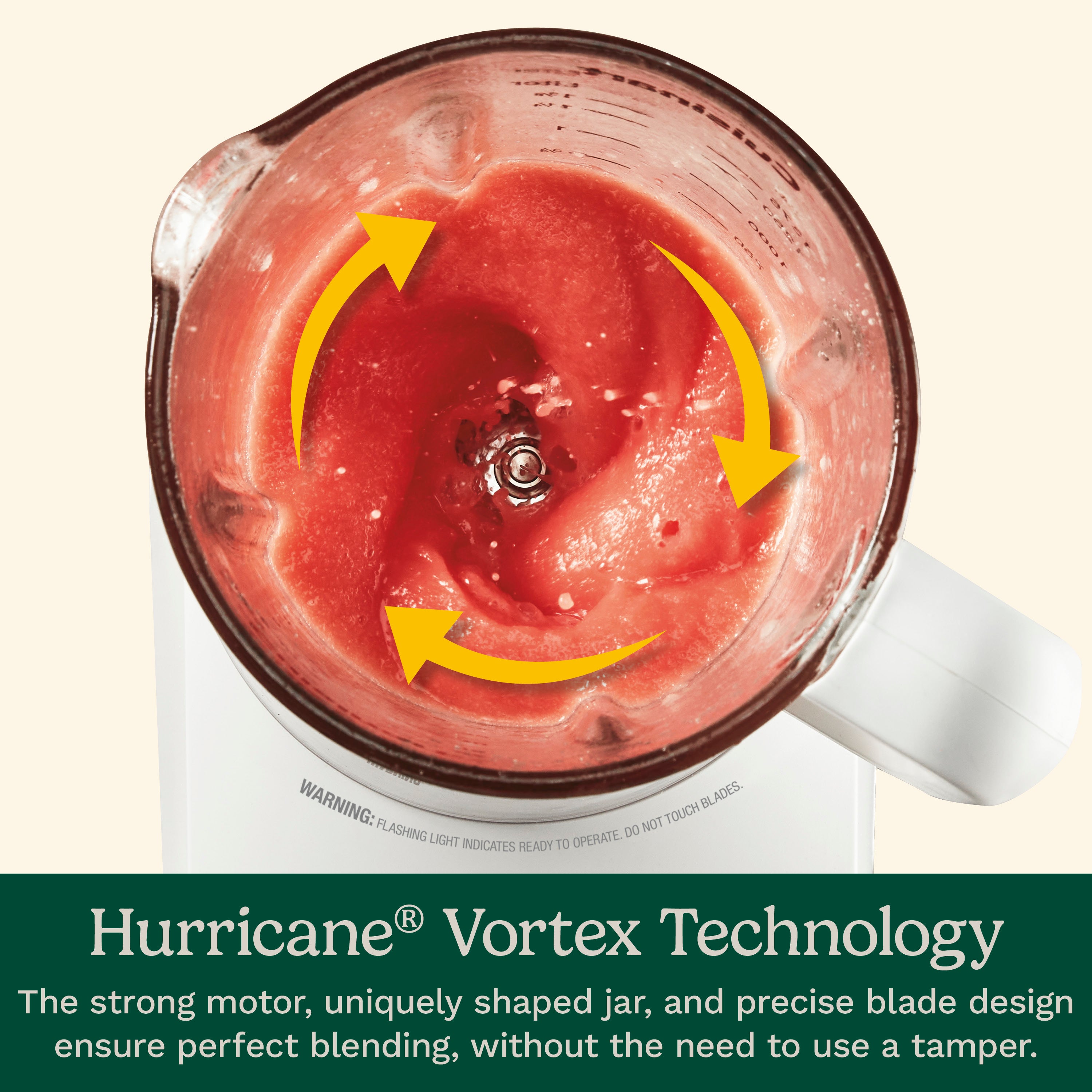 Hurricane® 48 oz Glass Jar Blender