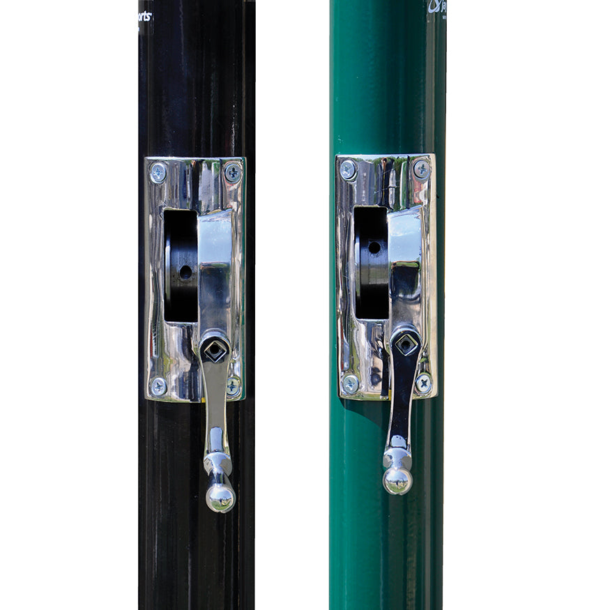 Pickleball Post - 3 in Club  Post with internal winch (Green)