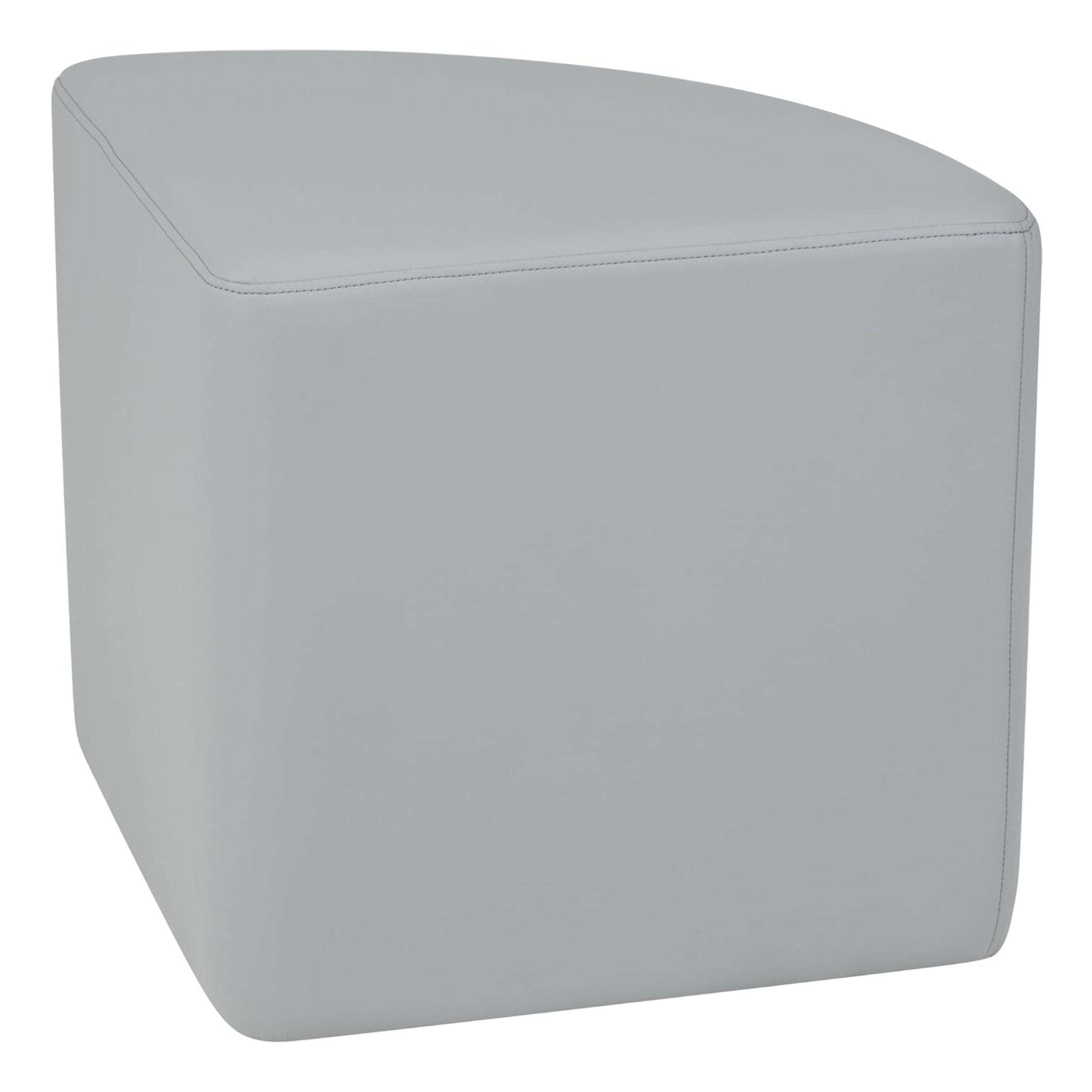 Pro Series Upholstered Pie Ottoman 18" Height - Gray