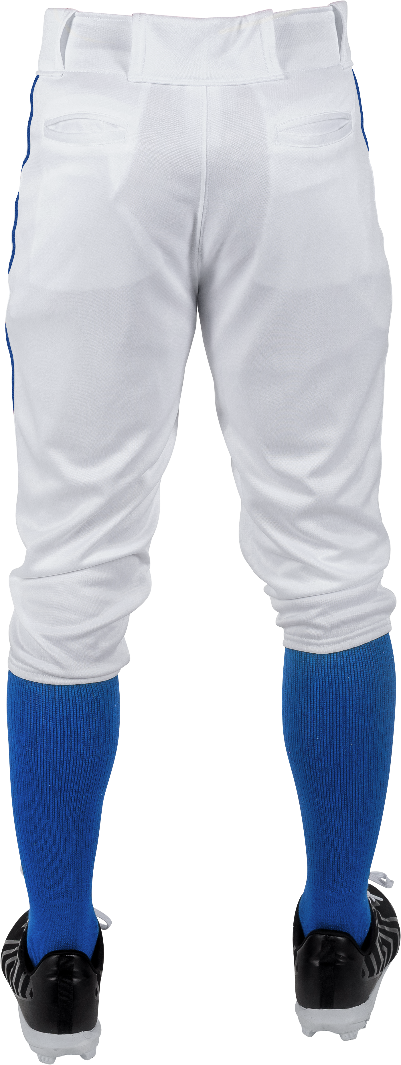 Rawlings Youth Launch Piped Knicker Pant - Small - White/Royal