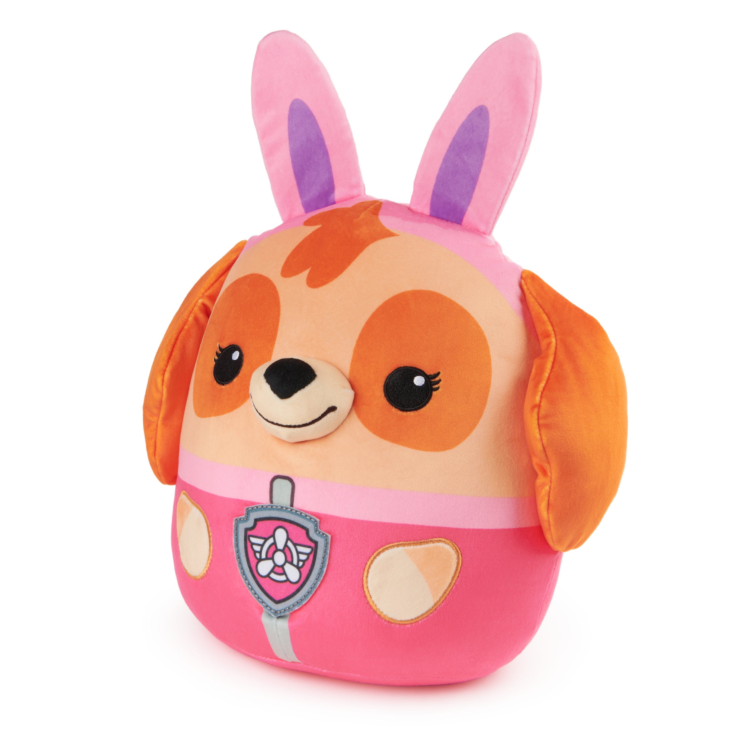 PAW Patrol Easter Bunny Skye Squish Plush, Official Toy from the Hit Cartoon, Special Edition Squishy Stuffed Animal for Ages 1 and Up, 12”