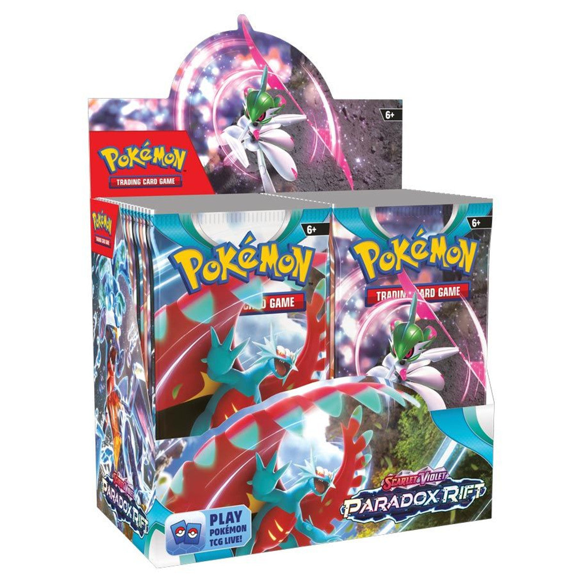 Pokémon TCG: Scarlet & Violet 4: Paradox Rift: Booster Display