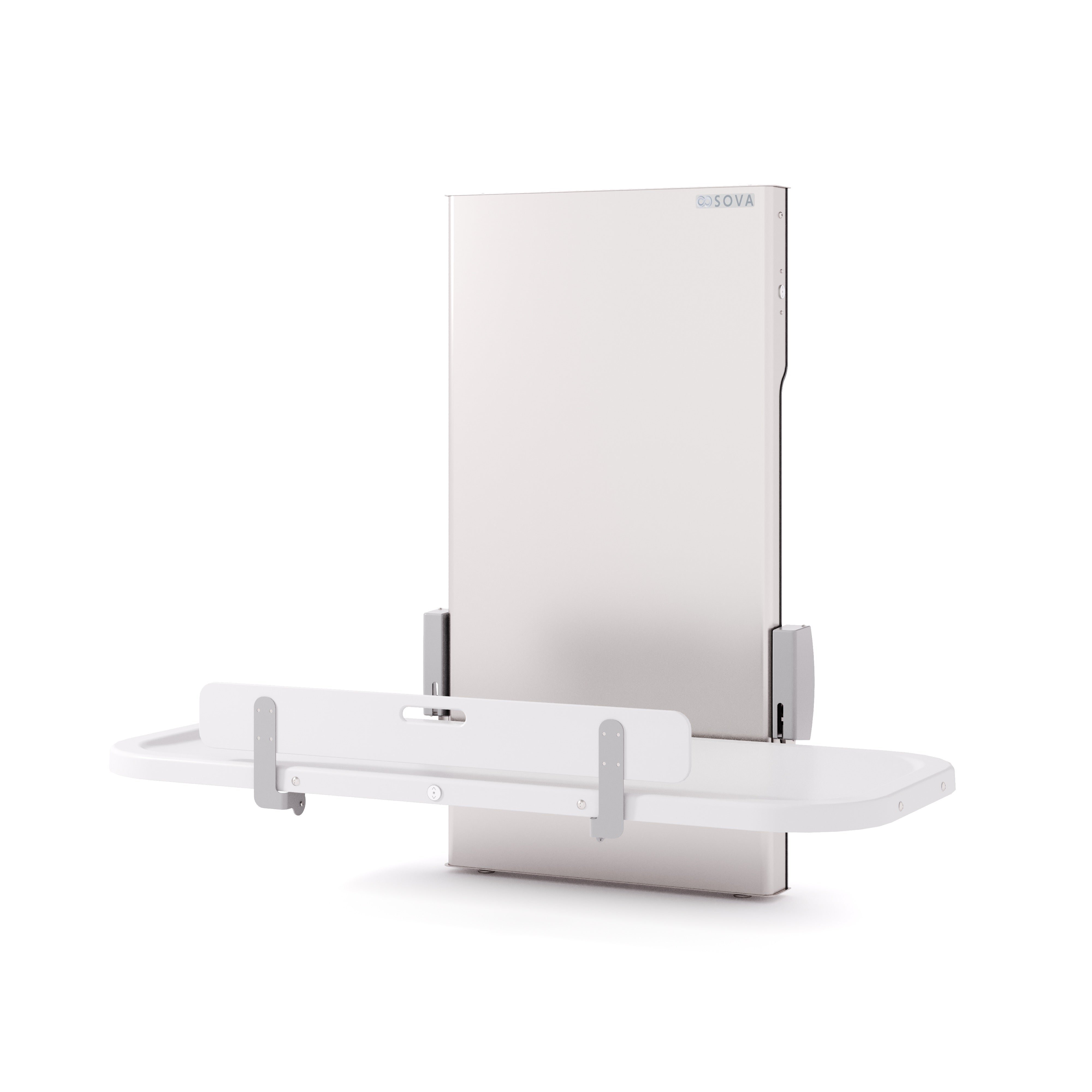 Ascent 76" Tray Universal Changing Table - Stainless Steel