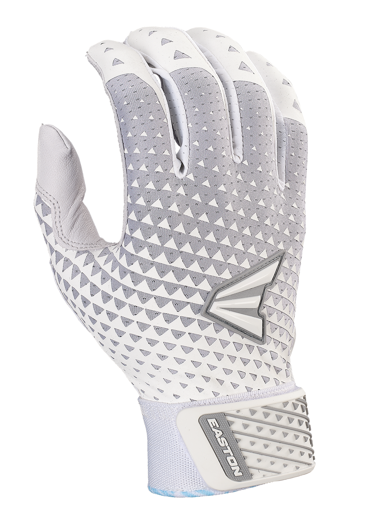 Easton Womens Ghost Nx Fastpitch Batting Gloves - Small - White/Silver