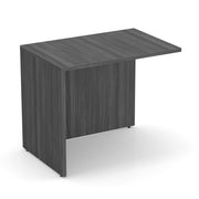 OfficeSource Laminate Reversible Return - 30"W x 24"D - Coastal Gray
