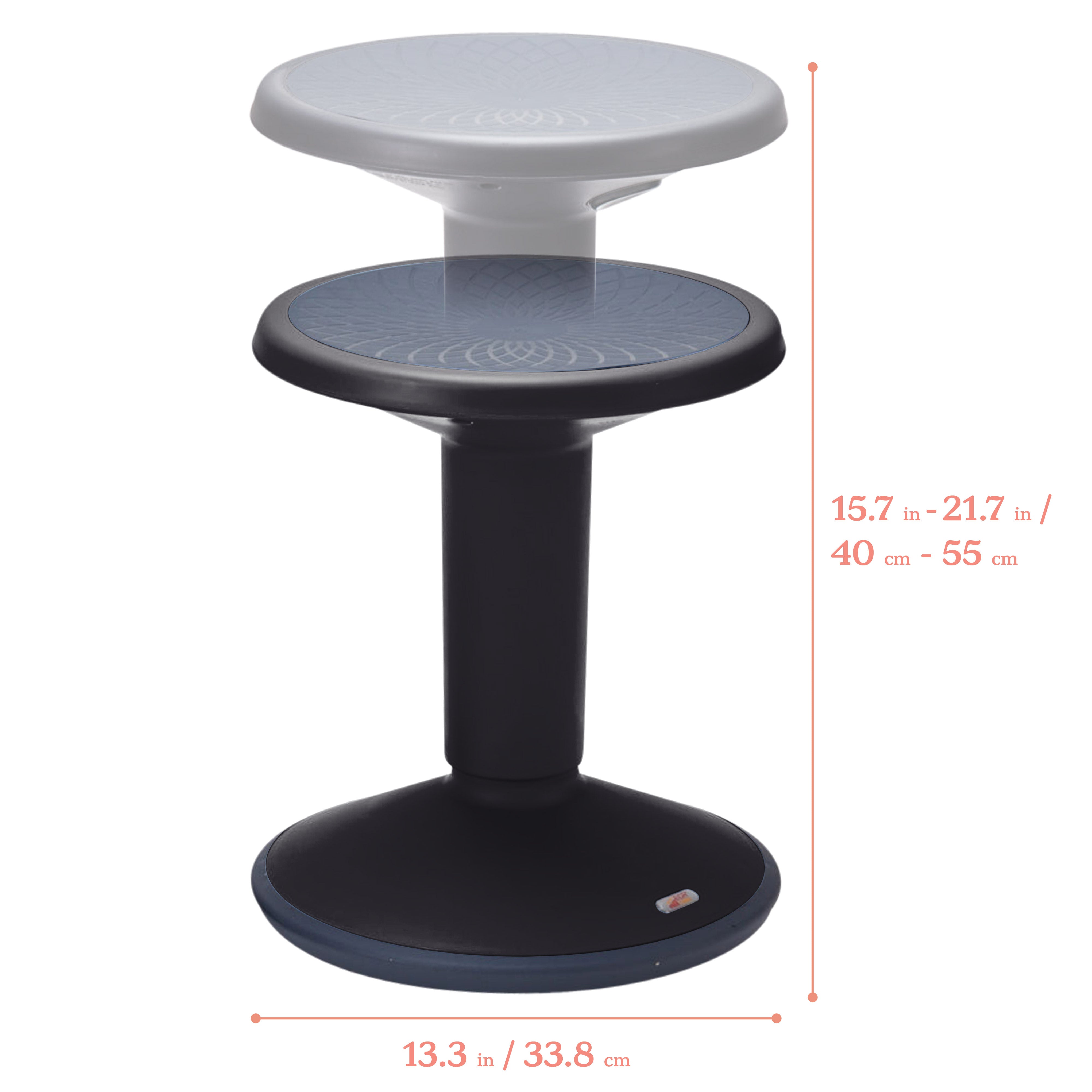 SitWell Adjustable Stool - Black