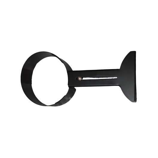 Bubble Tube Black Bracket – Fits 4" Diameter Tubes (1.75" H x 4.1" W x 9.5" - 13" L)