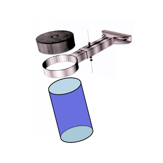 Bubble Tube Black Bracket – Fits 4" Diameter Tubes (1.75" H x 4.1" W x 9.5" - 13" L)