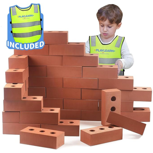 Foam Brick Building Blocks - 25 Piece