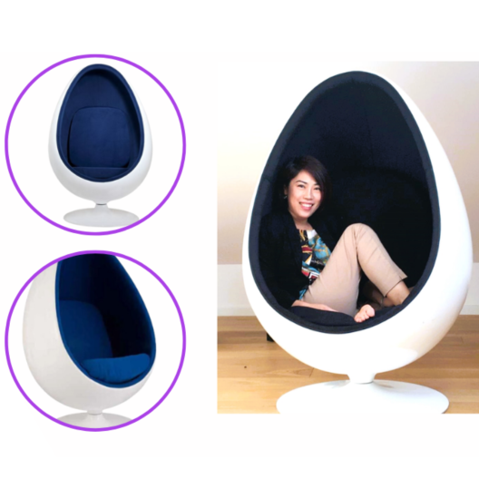 Oval Serenity Pod - Blue