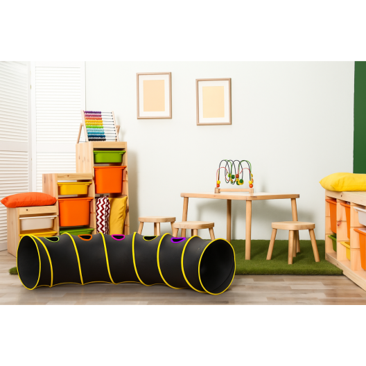 Pop Up Tunnel with 5 Sensory Balls