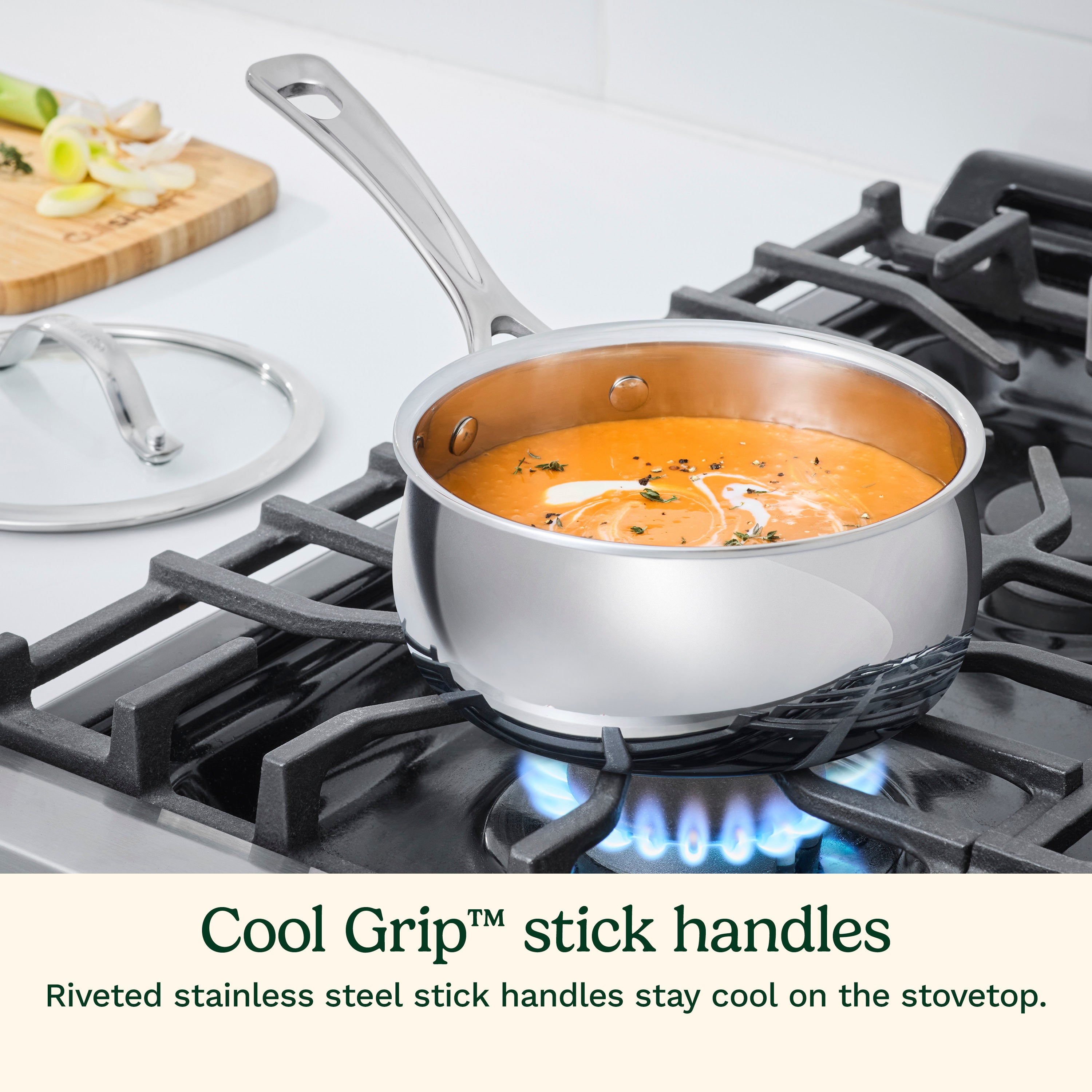 12-Pc PureClad™ Triple-Ply Stainless Steel Cookware Set