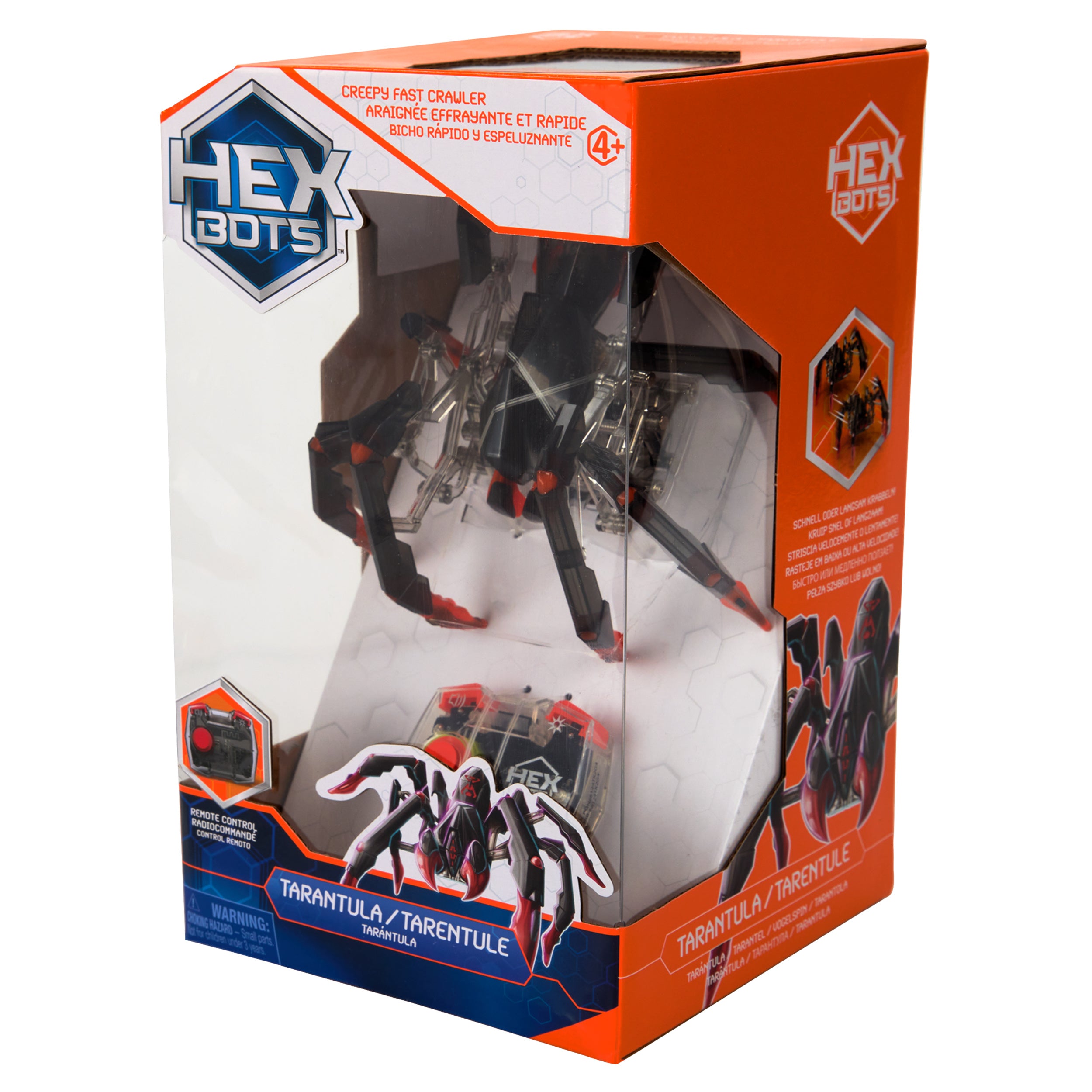 HEX BOTS Remote Control Tarantula, Rechargeable Robot Spider Toys for Kids, Adjustable Robotic Tarantula Spider, Robot Toys for Boys & Girls Ages 6 & Up