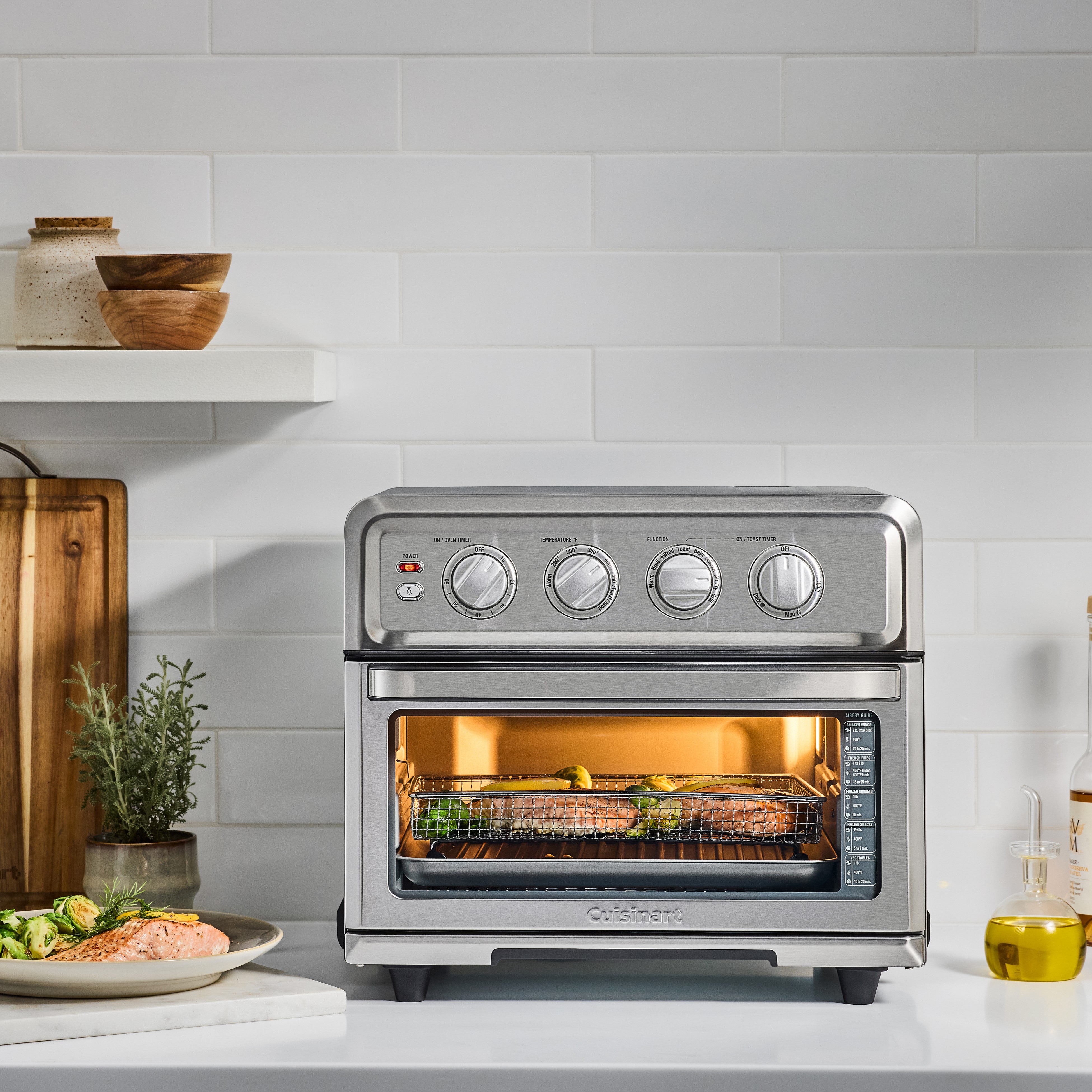 Air Fryer Toaster Oven with Grill - Stainless Steel