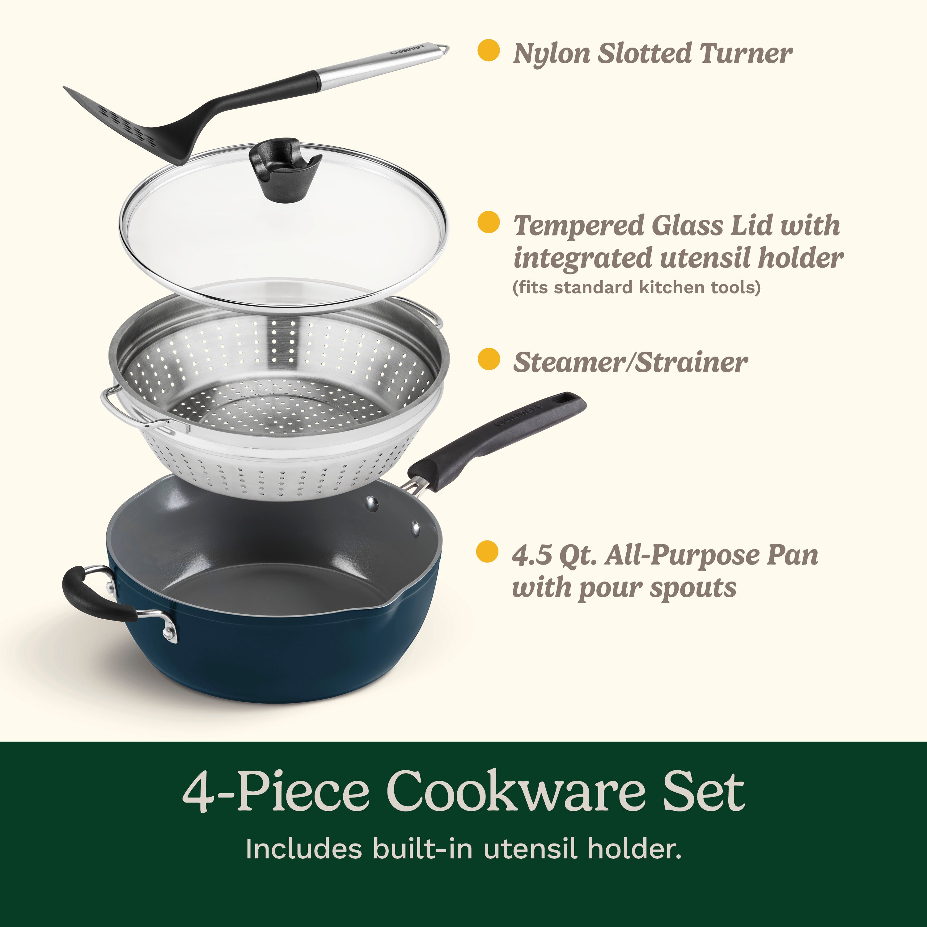 Preferred Pan 4-Pc Set - Nouveau Navy