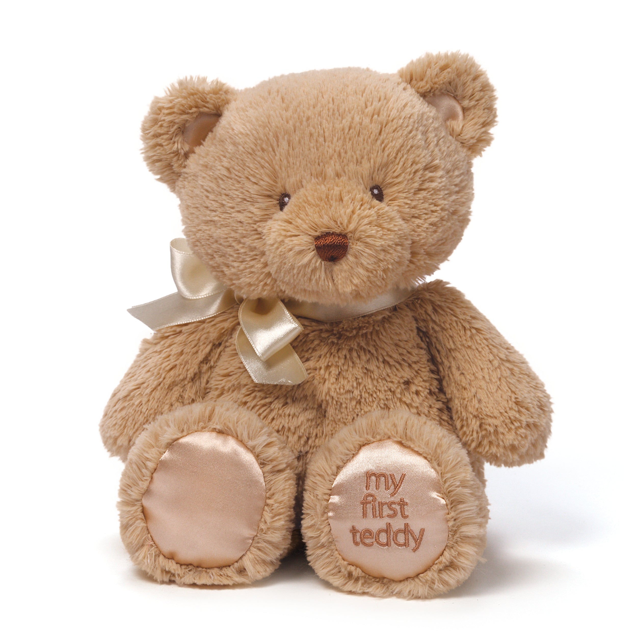 Baby GUND My First GUND Teddy Bear, Ultra Soft Animal Plush Toy for Babies and Newborns, Tan, 10”