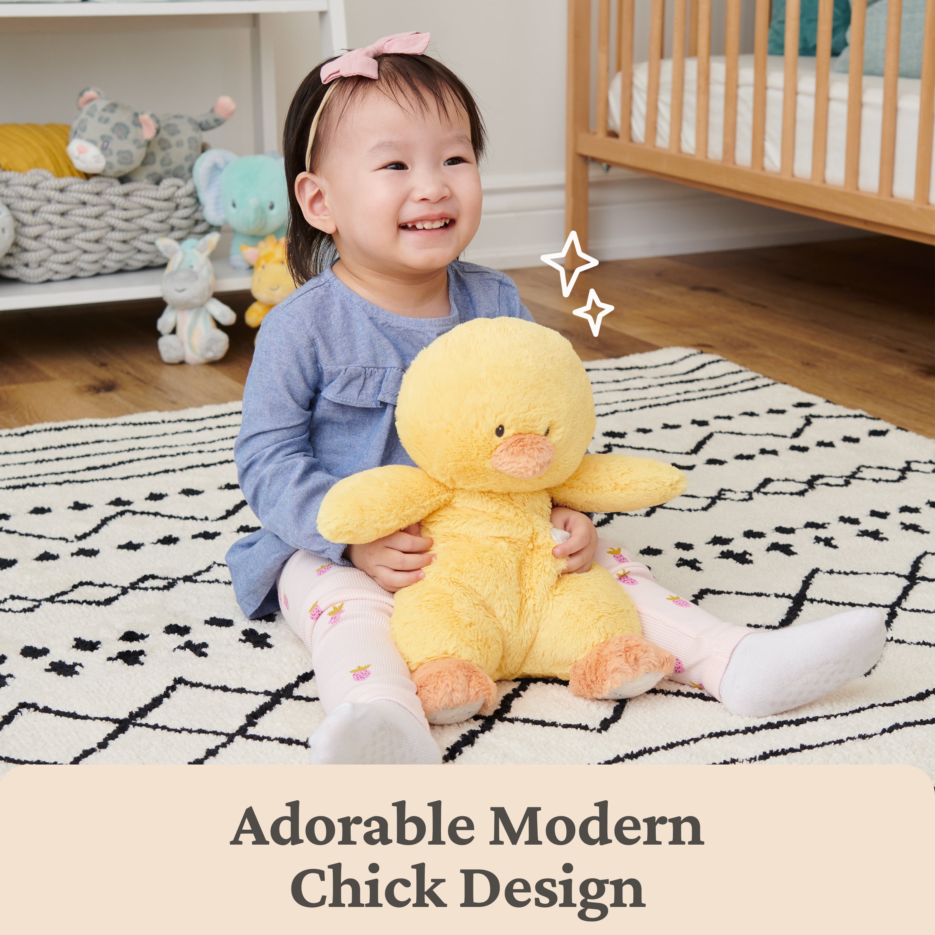 Baby GUND Oh So Snuggly Chick Large Plush Stuffed Animal for Babies and Infants, Yellow, 12.5”