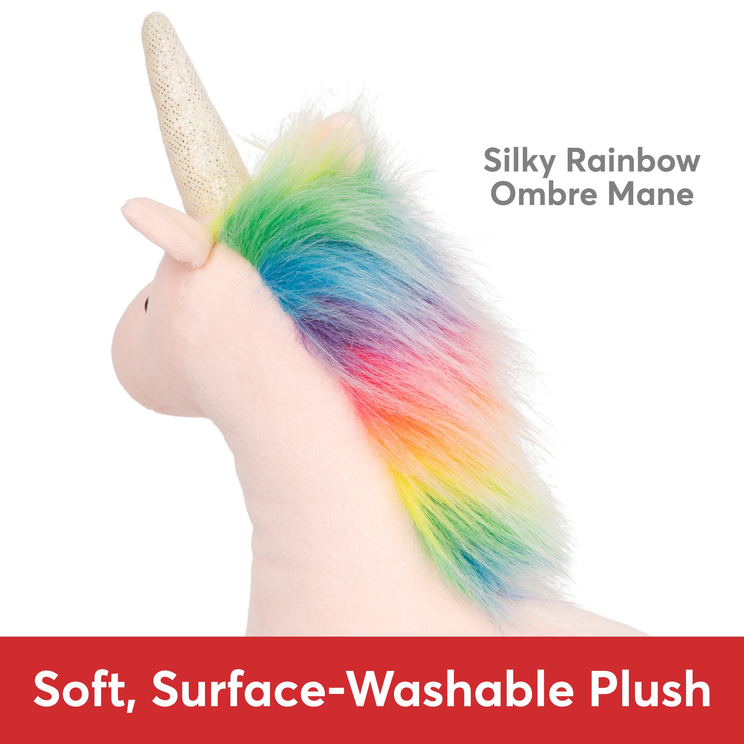GUND Starflower Rainbow Unicorn Stuffed Animal, Plush Unicorn for Ages 1 and Up, Pink, 15”