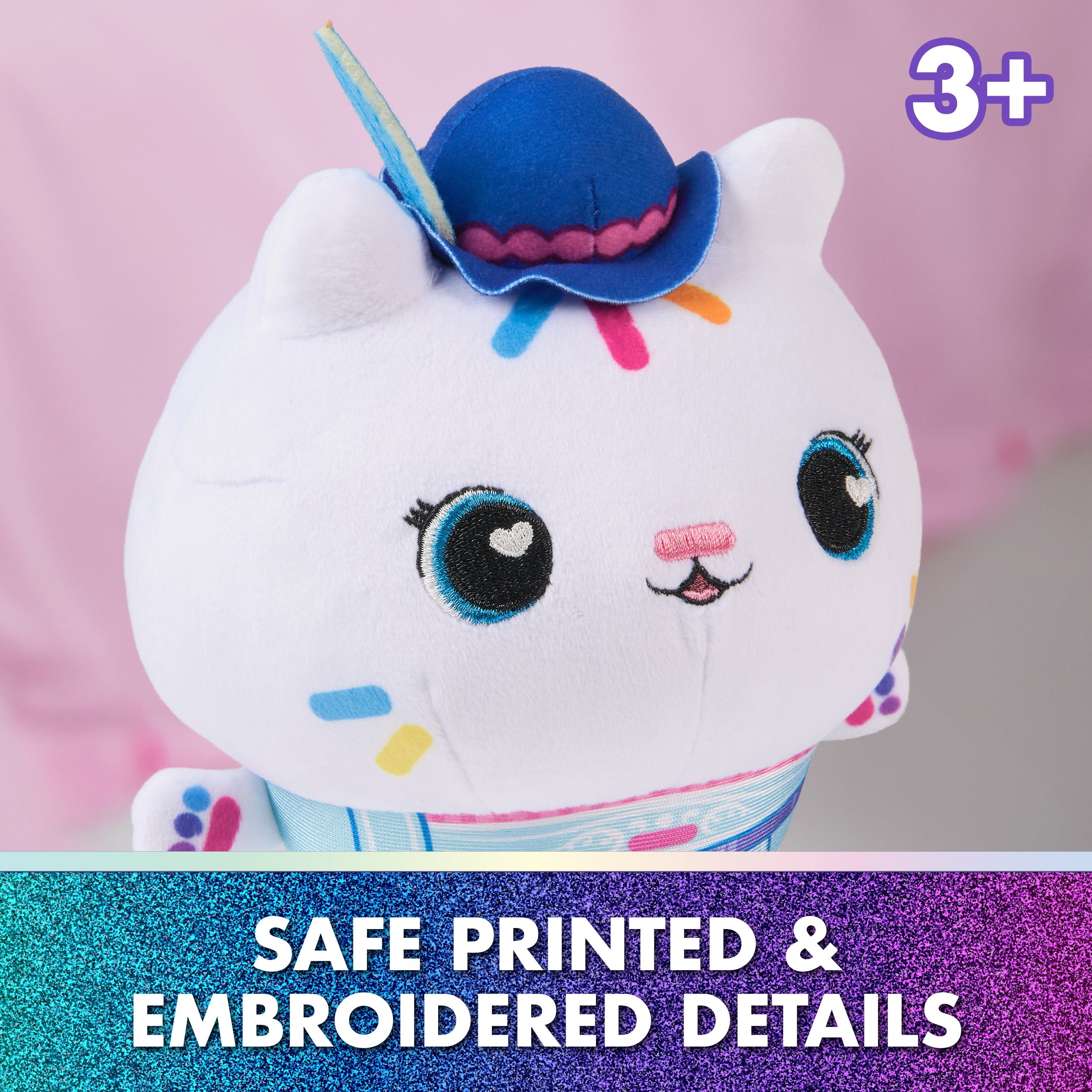 Gabby’s Dollhouse: The Movie Official Plush Toys, Stuffed Animals for Ages 1 & Up, Assorted Styles, 8”