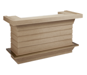 American Heritage® Port Royal Home Bar, White Oak