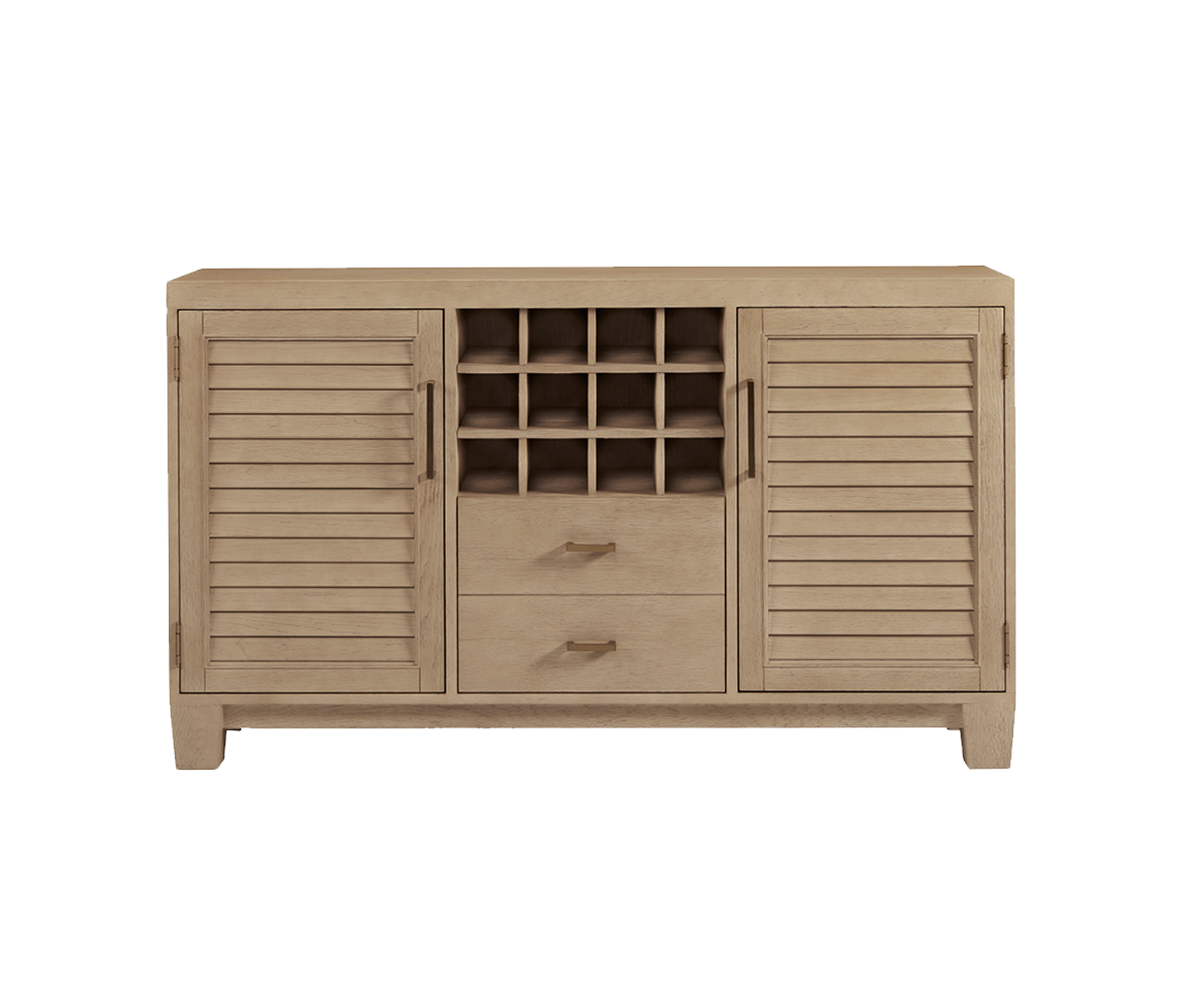 American Heritage® Port Royal Bar Console, White Oak