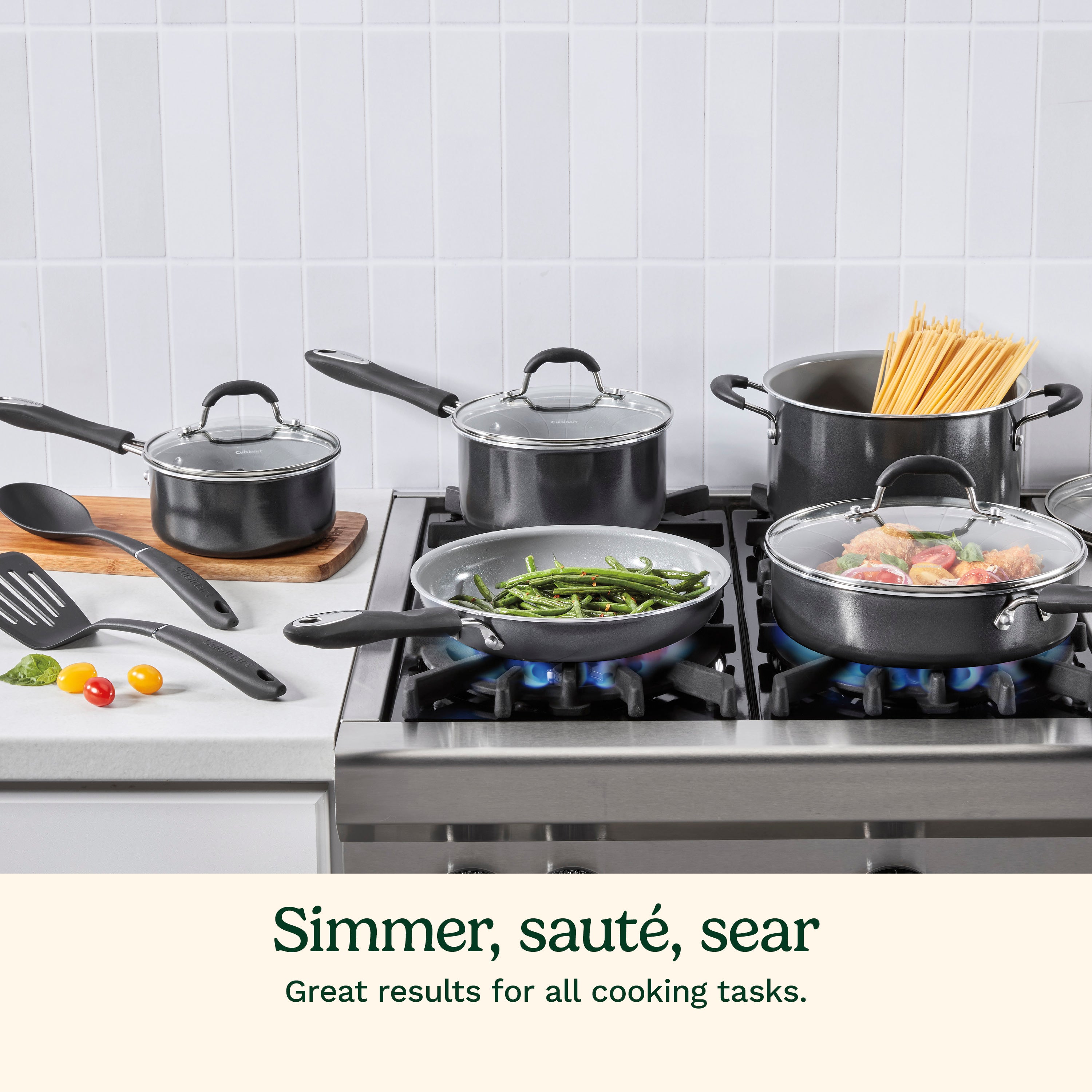 11-Pc Advantage® Ceramic Nonstick Set