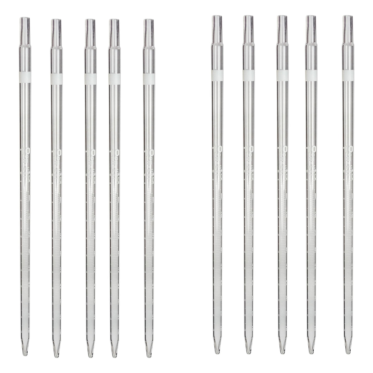 Mohr's Pipette, Borosilicate Glass, 10ml, Pack of 10