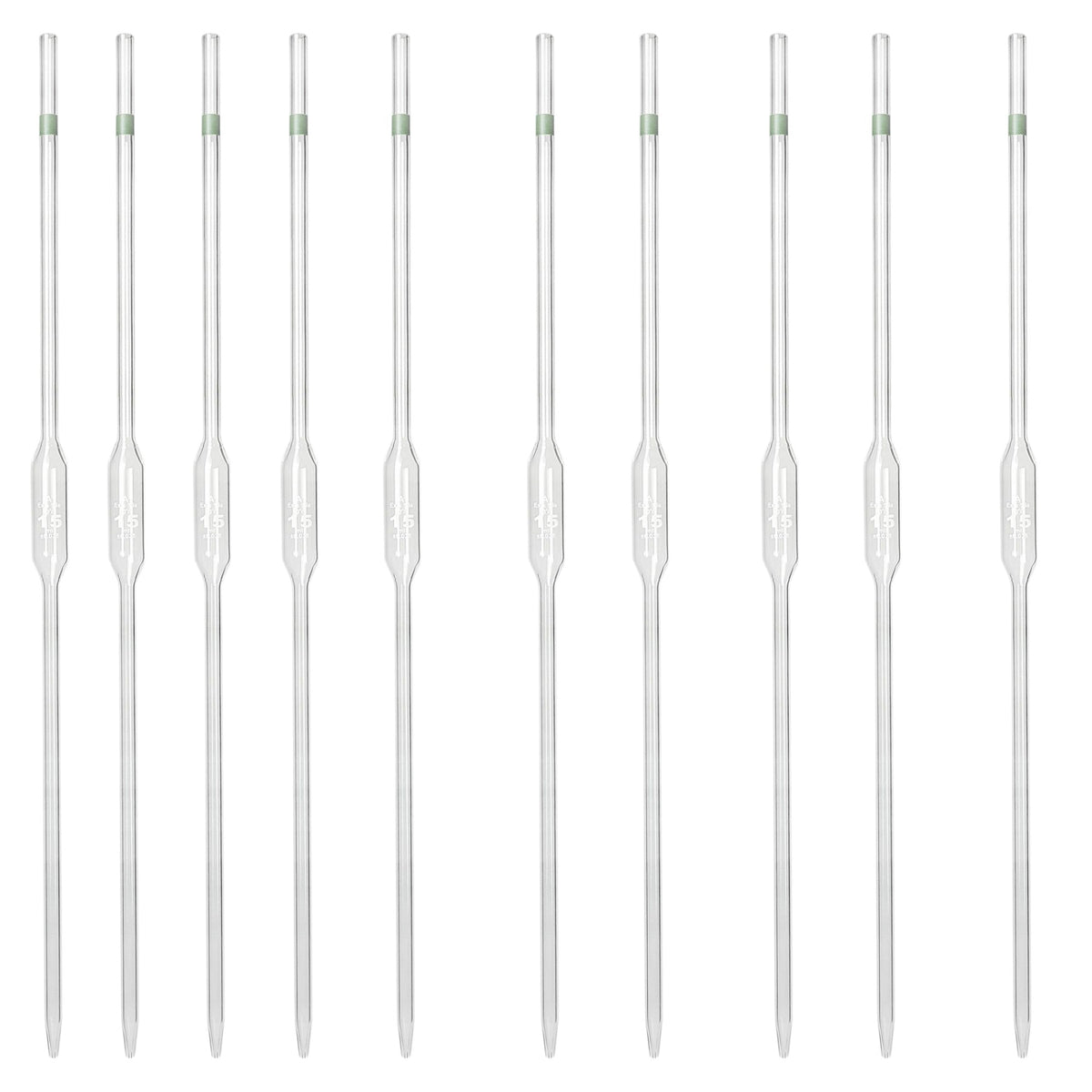 Pipette Volumetric, Borosilicate Glass, 15ml, Pack of 10