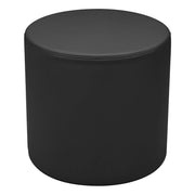 Pro Series Upholstered Round Ottoman 18" Height - Black