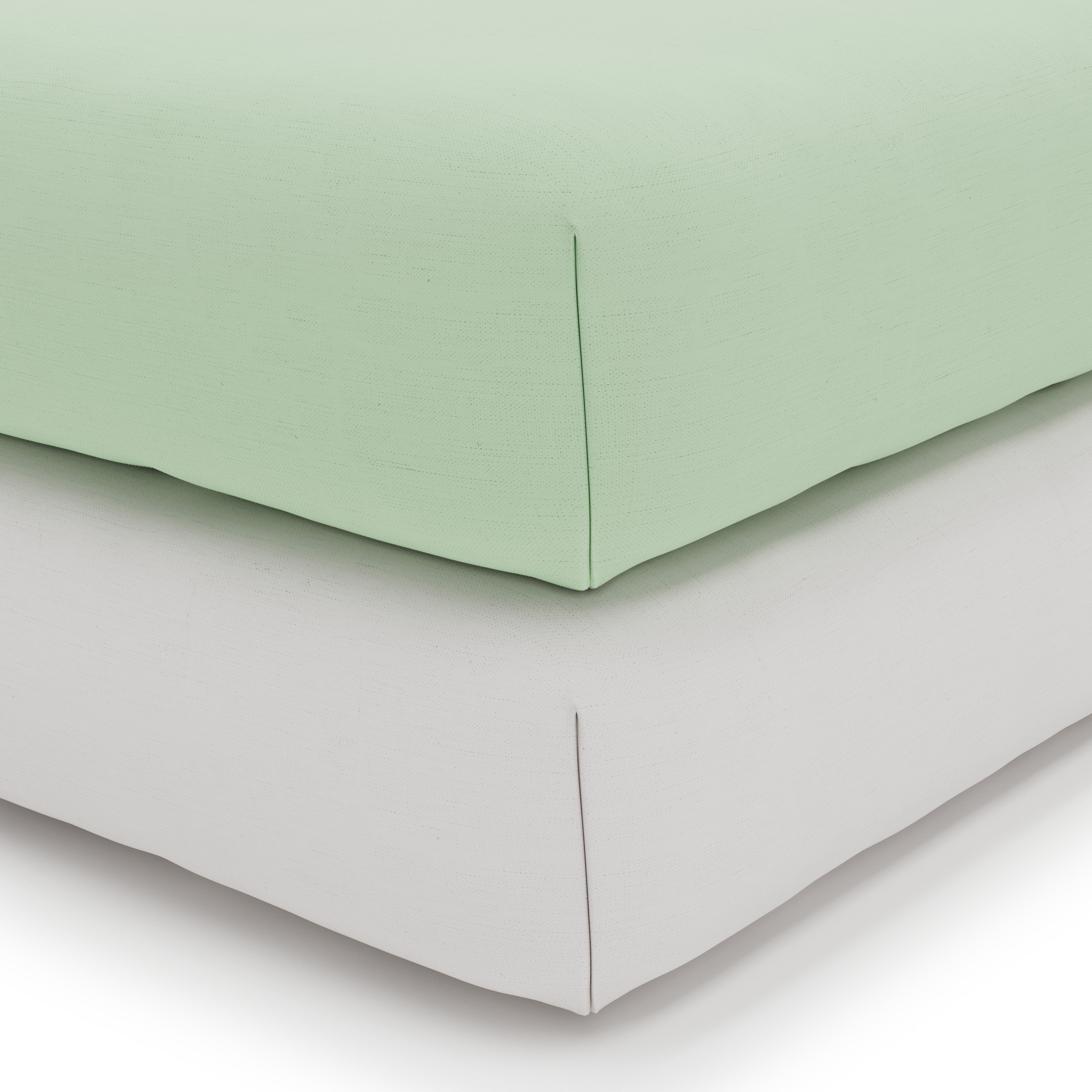 SafeFitâ„¢ Compact Sheets, white, 12 Pack