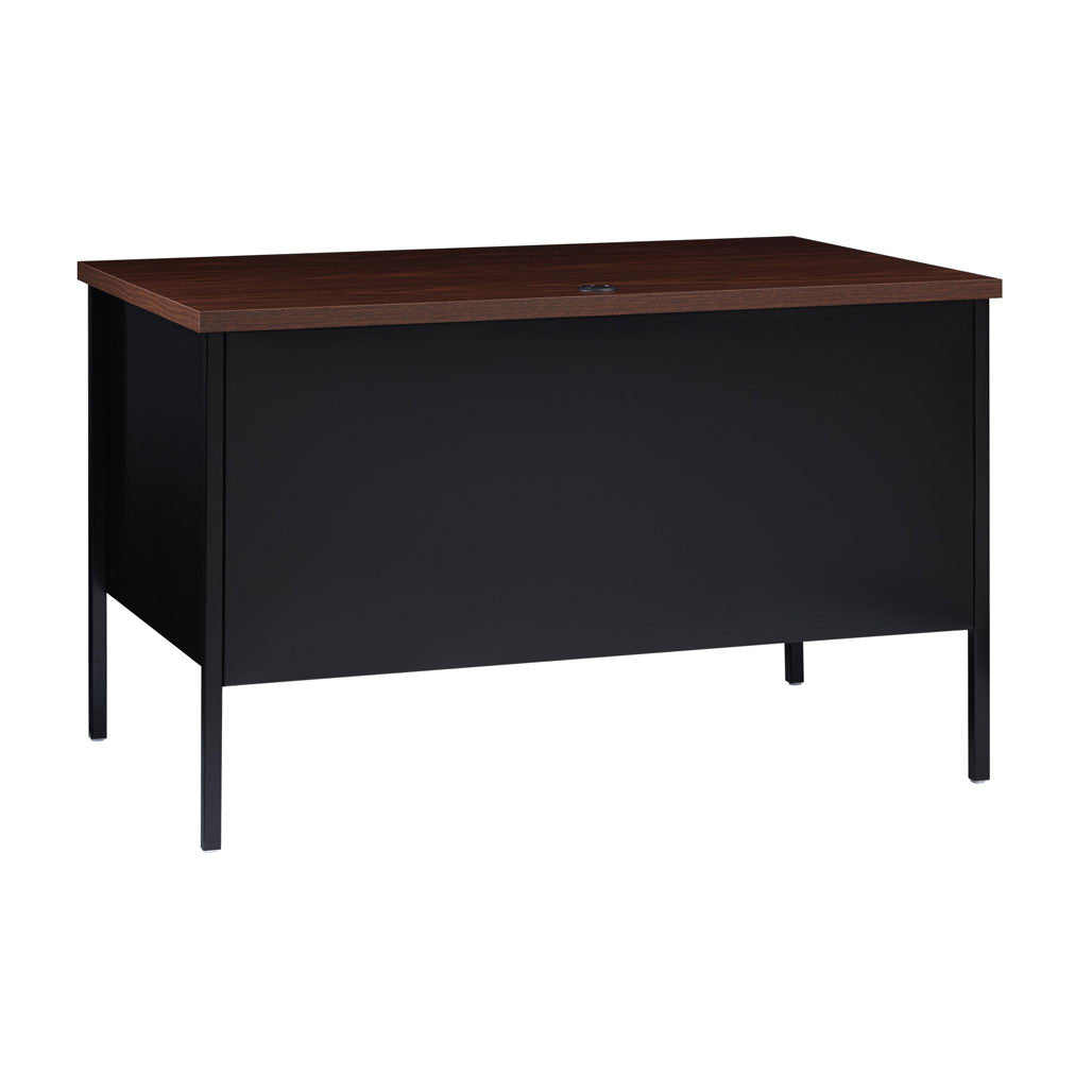 OfficeSource Raleigh 45"W Single Right Pedestal Desk - Black
