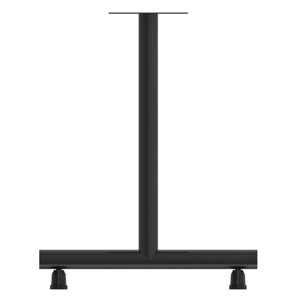 OfficeSource Training Tables 28" High T Leg (For 30" tops) - Black