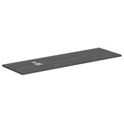 OfficeSource StandUp Standing Desk 71"W Credenza Top ( For OS2013) - Coastal Gray