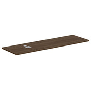 OfficeSource StandUp Standing Desk 71"W Credenza Top ( For OS2013) - Modern Walnut