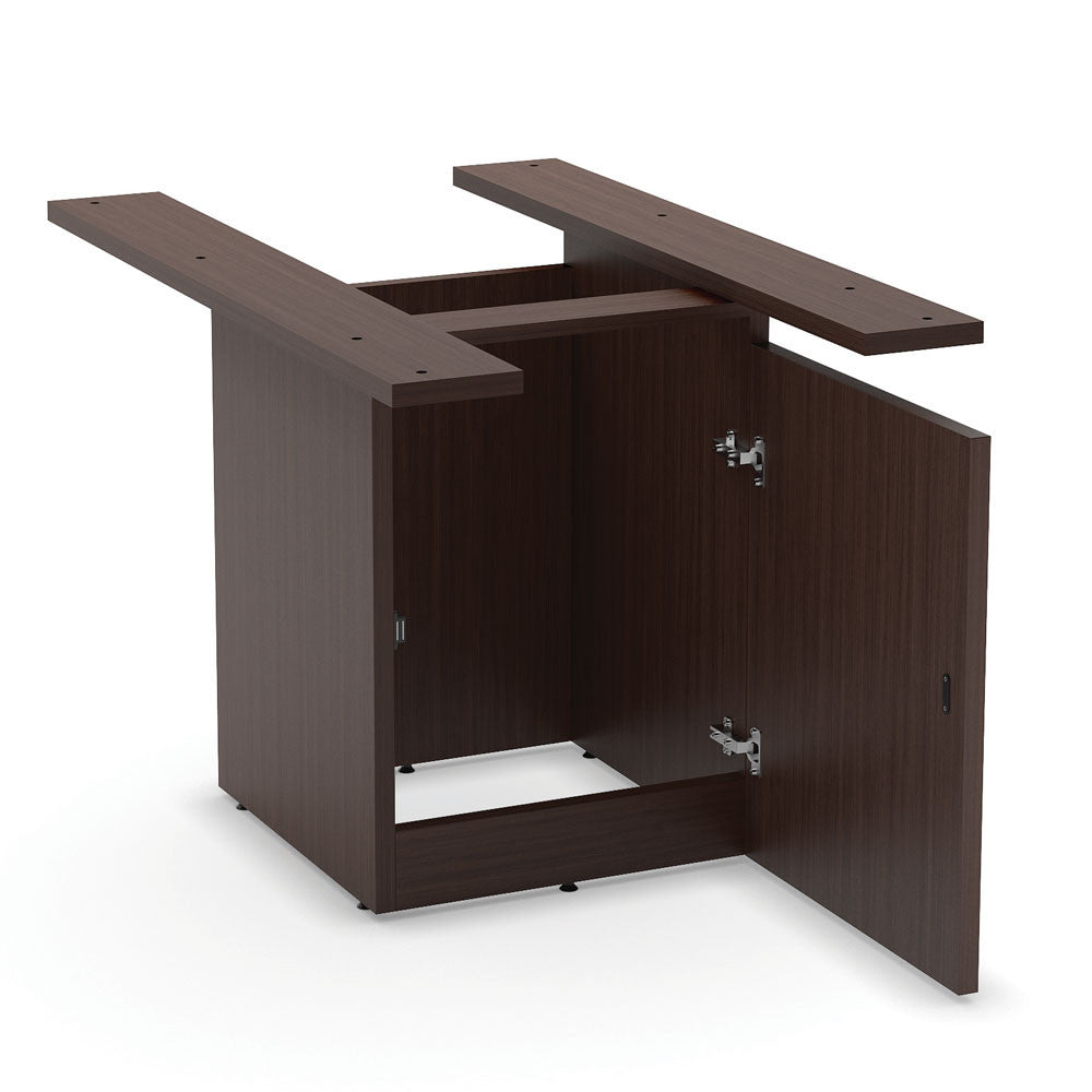 OfficeSource Conference/Multi-Purpose Board Table Cube Base With Access Door - Java