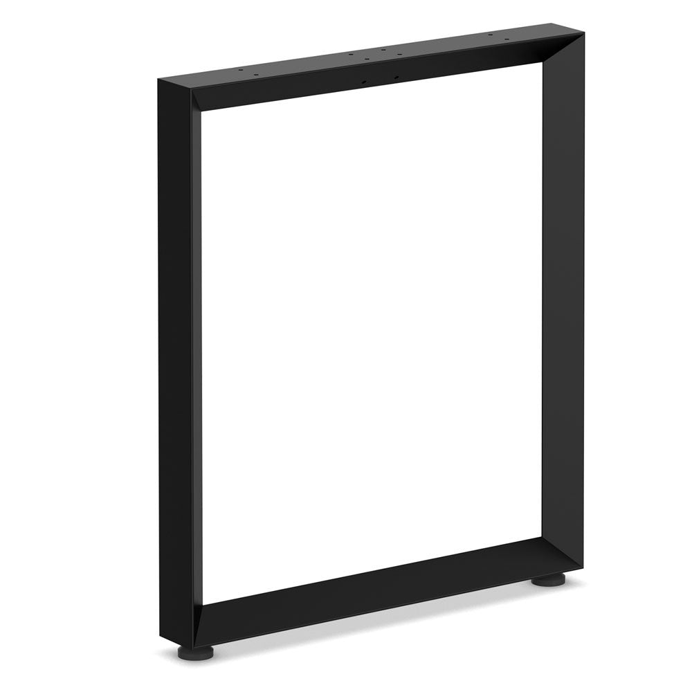 OfficeSource Variant Collection Beveled Style Leg Base - 23.8"W - Black